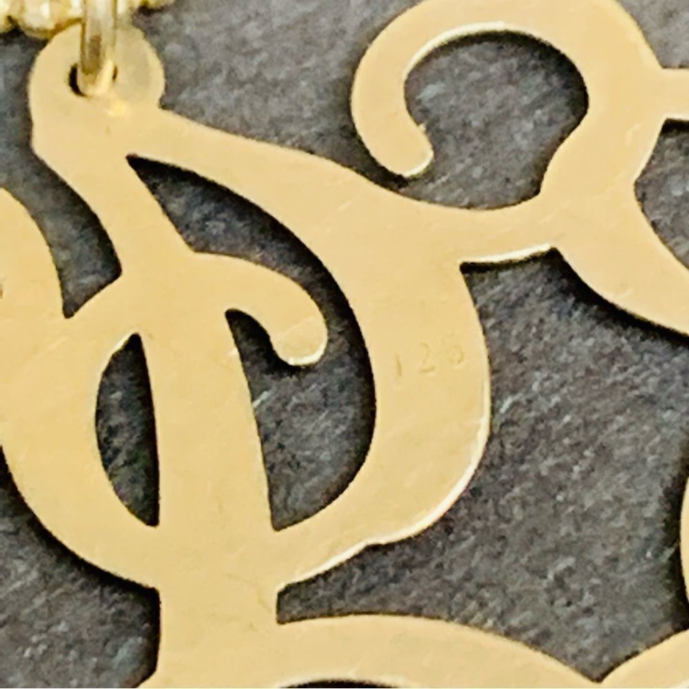 SEJ Initial Necklaces Set of 2 - Picture 2 of 3